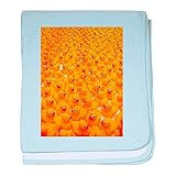 CafePress – Rubber Duckies – スーパーソフトベビー毛布、新生児おくるみ ブルー 076911943225CD2