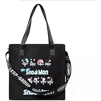 Snow Man - SnowMan スノーマン　デニムリメイクトートバッグ　ハンドメイドショルダー Snow man vol.1」デニム トートバッグデニム トートバッグの商品