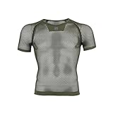 [ミレー] 登山用アンダーウェア ドライナミック メッシュ ショートスリーブ MIV01566 メンズ オリーブ(NEW LOGO) L-XL