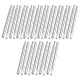 uxcell　 軸付き砥石 ダイヤモンドビットセットマウント研削 ボール型ヒント 合金材質 30個入り