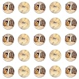 セッティング 台座 10mm ゴールド KC金 40個 留め具 留め金具付き ヘアゴム ブレスレット パーツ アクセサリー 金具 ファイニエ AP0897