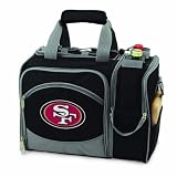 NFL San Francisco 49ers Malibu Insulated Shoulder Pack with Deluxe Picnic Service for Two [並行輸入品]