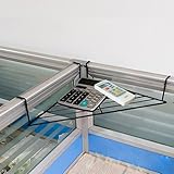 GRJH® 棚、オフィスTriangleアイロンフラワーラックデスク棚棚シェルフバルコニーコーナー 防水性と耐久性 ( 色 : ブラック )