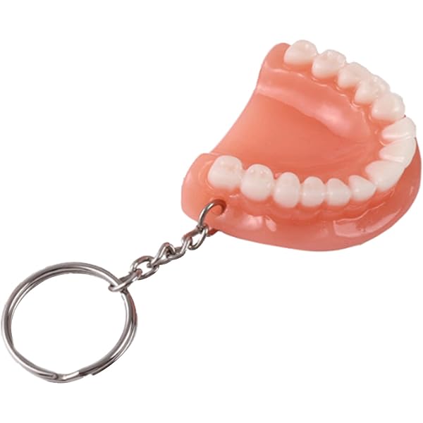 Amazon.co.jp: [ぷらす堂] 入れ歯 キーホルダー おもしろ ギフト