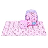 テブランド・ランチポッケ/ラベンダー・ピンクプリント