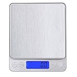 WYBAN デジタルクッキングスケール 0.1g-3000g 精密な計量器 (プロ用) LCD スクリーン キッチン 電子 はかり