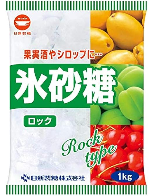 Amazon.co.jp: 中日本氷糖 馬印 ロック氷砂糖 1kg : 食品・飲料・お酒