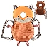 Davcor Moring 可愛いリュック 赤ちゃん ごっつん防止 ケガ防止 乳幼児用 頭を保護できる 保護クッション 怪我防止 衝撃防止 よちよち歩きの赤ちゃんにぴったり 全3種 フォックス 肩紐自