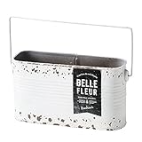 GREENHOUSE ジャンククラシックブリキ ワイドドロップ缶 ホワイト 3949-WH