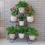 Chengxin Shop-アウトドアプラントスタンド/フラワーラック - 7階の鉄の金属の植物の花瓶のための棚を立って安定した植物スタンドバルコニー/リビングルーム/屋外/屋内ガーデン装飾のガーデン