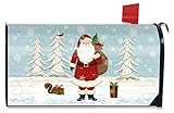 クリスマスJoy磁気メールボックスカバーサンタクロースホリデーPresents標準