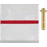 アルミ境界用明示板 足付5cm マイナス 50mm×50mm×10mm：【測量機器】：205-0106
