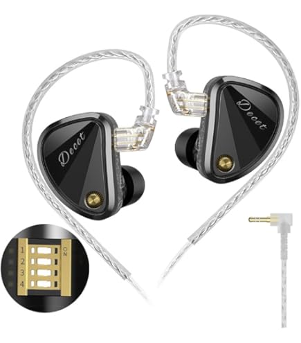 Amazon.co.jp: KZ AS24 Pro インイヤーモニターヘッドフォン、24BA