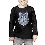 トライアングル・ウルフ 子供服 春秋 長袖 Tシャツ トレーナー 丸い襟 キッズ 男の子 女の子 ベビー おしゃれ カジュアル ファッション 可愛い