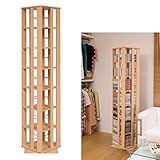 回転コミックラック　7段　ナチュラル色