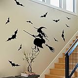 のための Halloween の魔法使い Bat アートつる壁ステッカーの家の装飾の壁紙の部屋