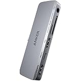 Anker 541 USB-C ハブ (6-in-1, for iPad) USB PD対応 4K対応 HDMI出力ポート 多機能 データ転送用USB-Aポート microSD&SDカードスロット 3.5mmオーディオジャック (グレー)
