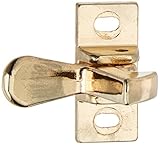slide-co 244690キャビネットドアエルボキャッチ、CastAluminum、真鍮メッキ