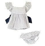 nico+(ニコプラス) ワンピース パンツ 2点セット ボーダー リボン付き 100cm