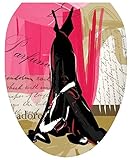 Toilet Tattoos TT-1110-O In Vogue Design Toilet Seat Applique, Elongated [並行輸入品]
