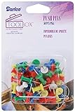 Darice Plastic Multi Push Pins, Assorted [並行輸入品]