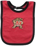 NCAA Maryland Terrapins幼児ニットよだれかけ、ワンサイズ、レッド/ブラック