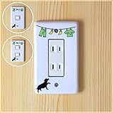 ハングリードッグスイッチプレート グリーン 1穴