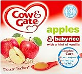 Cow & Gate Apple & Baby Rice 4-36mth+ (4x100g) 牛とゲートリンゴと赤ちゃん米4-36Mth + （ 4X100G ）