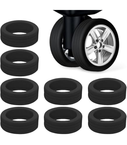Amazon.co.jp: 荷物用ホイールカバー スーツケース タイヤカバー 8個
