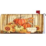 Pumpkins on古板メールボックスMakoverカバー – ビニールwith磁気ストリップ