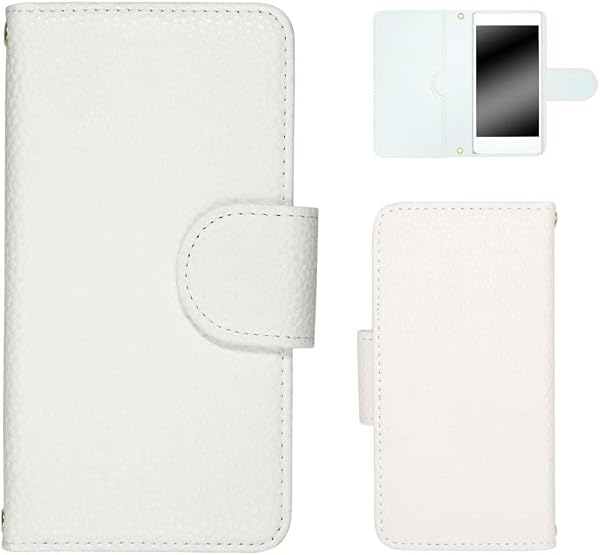 ホワイトナッツ Galaxy A30 SCV43 スマホケース 手帳 レザー風 01 ホワイト ケース ギャラクシー エーサーティ 手帳型 カバー スマホカバー WN-OD530655_LL - 1
