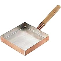 純銅製本職用玉子焼き15cm（木蓋付）【新品・未使用品】 食楽工房】本職用玉子焼き15cm（木蓋付）|純銅製の玉子焼き器