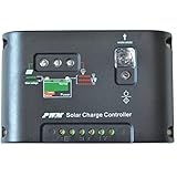 Y-SOLAR 10A/20A ソーラー充電コントローラ 12V24V ソーラーパネルバッテリー充電コントローラ (10A)