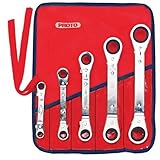 Stanley Proto J1180A 5 Piece Offset Ratcheting Box Wrench Set by Stanley Proto [並行輸入品]