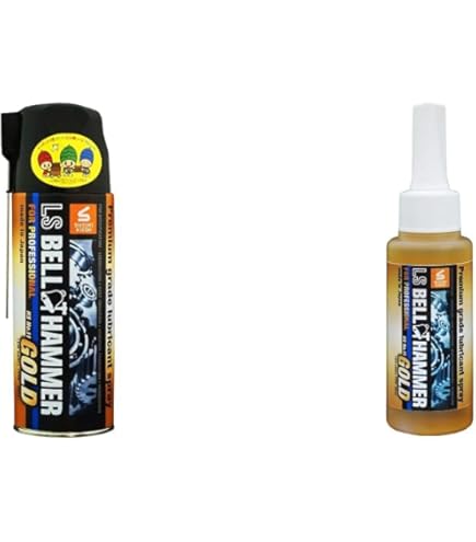LSベルハンマーゴールド スプレー　420ml x 3本セット スズキ機工 LSベルハンマーゴールド スプレー420ml [潤滑剤/潤滑油