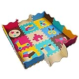 （オメラース）Omelas ギフト 英語 英字 数字 プレイマット プレイスペース 子供部屋 キッズ グッズ クリスマス プレゼント キッズパズルマット (ジョイントマット・フロアマット) A105-