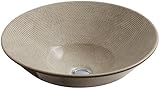 KOHLER K-2200-HV Conical Bell Vessels Above Counter or Wall Mount Bathroom Sink, Boucle Tweed [並行輸入品