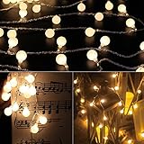 FLOVEME LEDライト 20球2m ストリングライト 丸い　パーティー・イベントに装飾用提灯 イルミネーション 発光モード 新年　お祝い お誕生日 結婚式 祝日用 (LED)