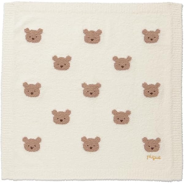 【gelato piqueジェラピケ】ピカチュウベビモコジャガードブランケット gelato pique】ベビモコジャガードブランケット ネイビー