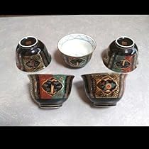 古伊万里 青藍窯 : 有田焼の湯呑５点 古伊万里 青藍窯 : 有田焼の湯呑5点