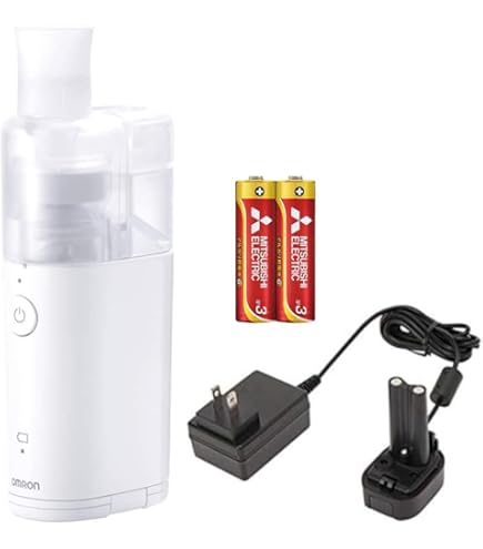 オムロン ネブライザ用　薬液ボトルとメッシュキャップ各2つ オムロン メッシュ式ネブライザ NE-U100/ NE-U150 －新構造の