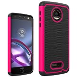 Moto Z Forceケース, MCUK [スクラッチ防止] [衝撃吸収] [ドロップ保護]ハイブリッドBest Impact Defender丈夫保護ケースカバーfor Moto Z Force 