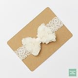 【Tomorrow and Everyday】 ベビー キッズ シフォン レース ローズ柄 リボン ヘアバンド ヘアアクセサリー 記念日 誕生日 ハーフバースデー 出産祝い