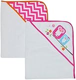 Jonathan Adler 2 Pack Applique Hooded Towel Set-Owl by Hamco [並行輸入品]