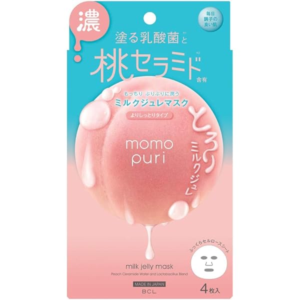 パック・フェイスマスク MOMO Amazon | ももぷり 潤いぷるジュレマスク クール フェイスマスク