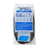 ダイオ 網戸用 網押えゴム 6.8mm×7m ブロンズ／ブラック 太さ 6.8mm6.8ｍｍ×7ｍ6.8MMX7M