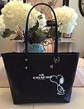 スヌーピー コーチ ブラック Coach X Peanuts Snoopy [並行輸入品]
