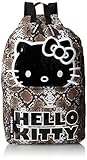 Hello Kitty Sublimation Snake Brown and White Backpack 16" [並行輸入品]