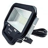 三個GOODGOODS LED 看板灯 50W 500W相当 投光器 街灯 昼光色 広角 防水 屋外照明 LEDライト 家庭電源でOK 【一年保証】 LD93-D