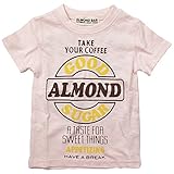 《初夏盛夏対応》 ALMOND BAR(アーモンドバー) 天竺GOOD ALMOND SUGAR半袖Tシャツ 100cm/Pk NO.AH-72208